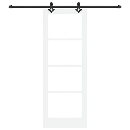 Sliding Door Manual ORKDAL White 78 x 211 cm Wood and metal