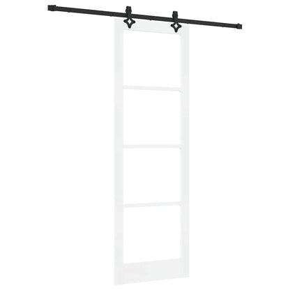 Sliding Door Manual ORKDAL White 78 x 232 cm Wood and metal