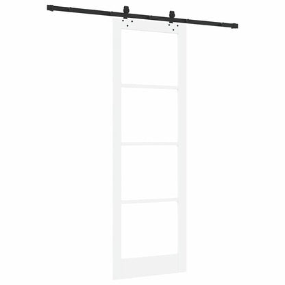 Sliding Door Manual ORKDAL White 78 x 232 cm Wood and metal