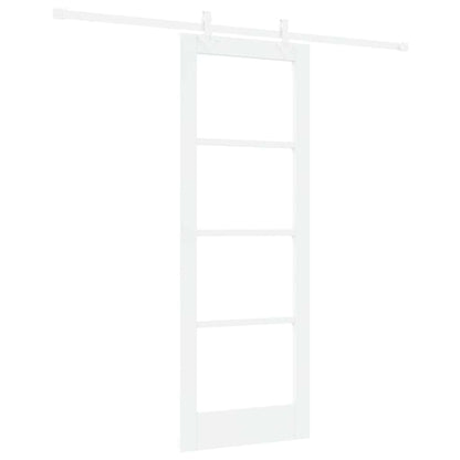 Sliding Door Manual White 73.5 x 198.5 cm Wood and metal