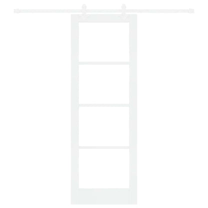 Sliding Door Manual White 73.5 x 211 cm Wood and metal