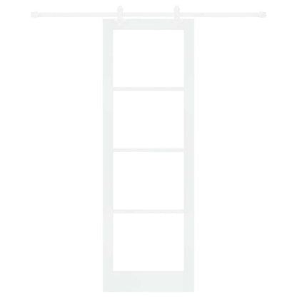 Sliding Door Manual White 78 x 232 cm Wood and metal