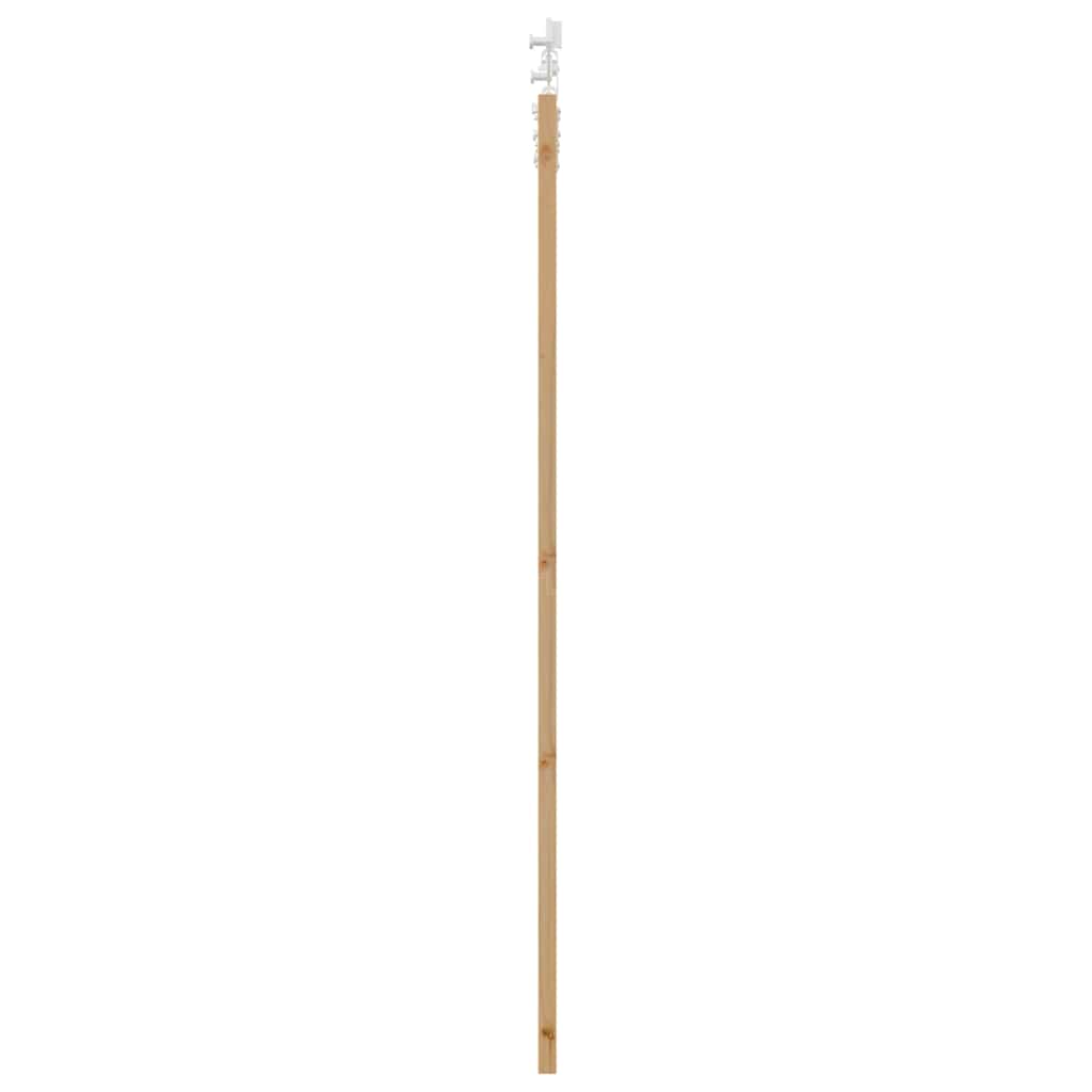 Sliding Door Manual Brown 83 x 202 cm Wood and metal