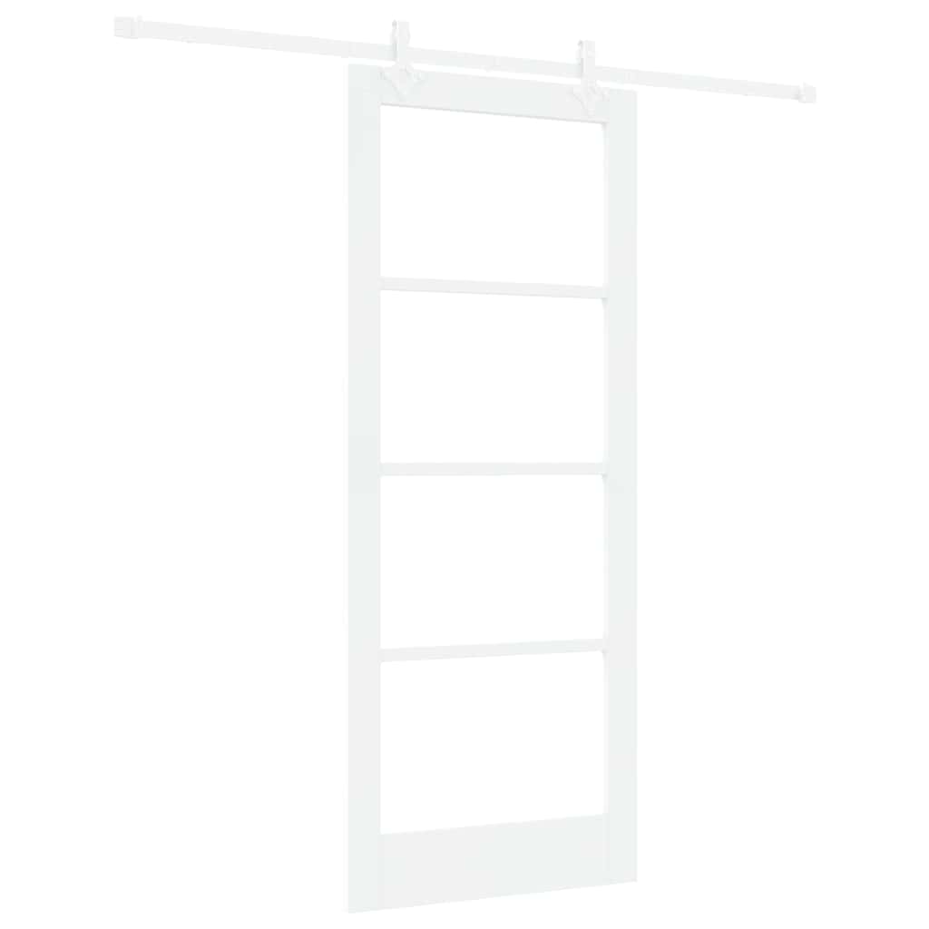 Sliding Door Manual White 83 x 202 cm