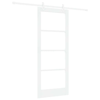 Sliding Door Manual White 83 x 202 cm