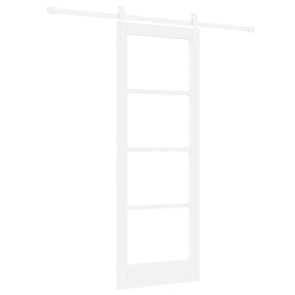Sliding Door Manual White 73.5 x 198.5 cm Wood and metal