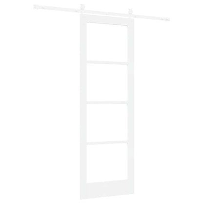 Sliding Door Manual White 73.5 x 211 cm Wood and metal