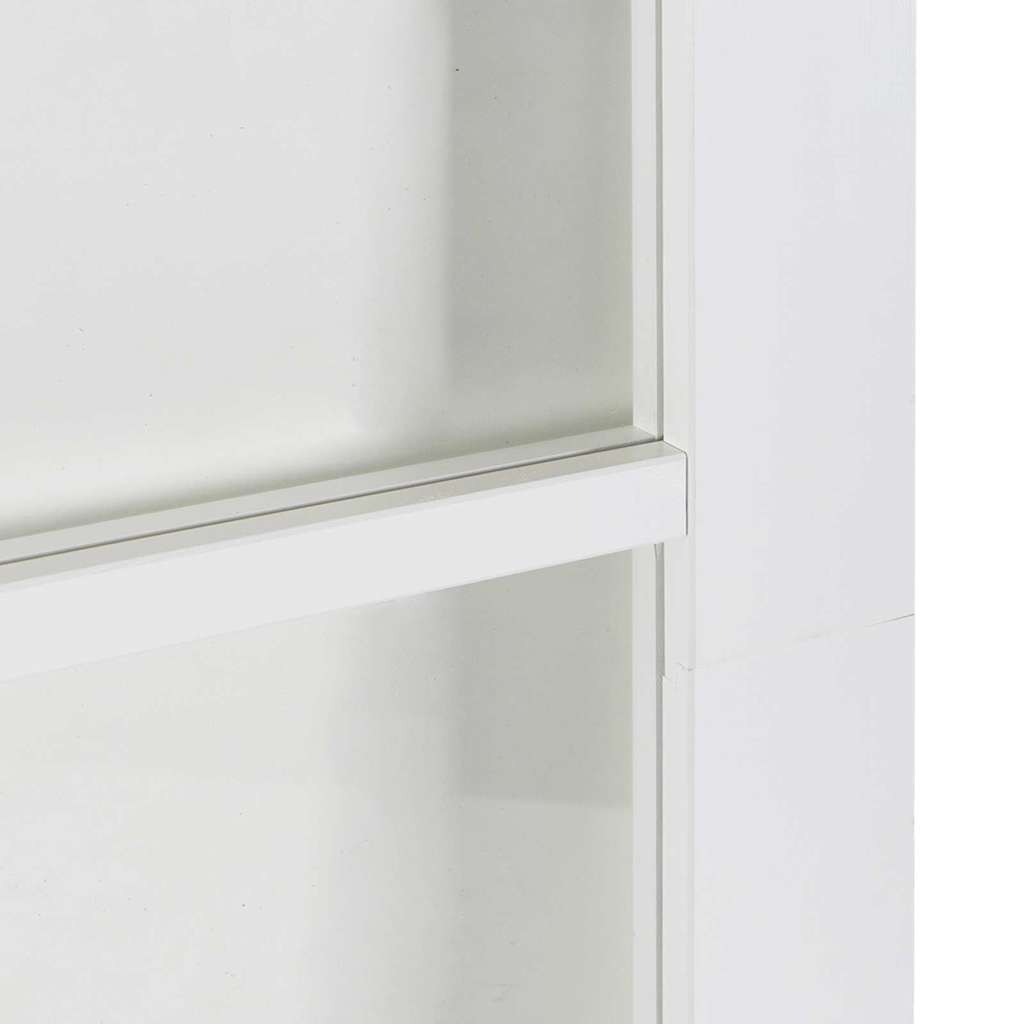 Sliding Door Manual White 78 x 211 cm Wood and metal
