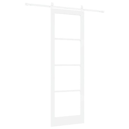 Sliding Door Manual White 78 x 232 cm Wood and metal