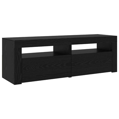 TV Cabinet Set 3 pcs Black oak 270 x 35 x 40 cm Engineered wood