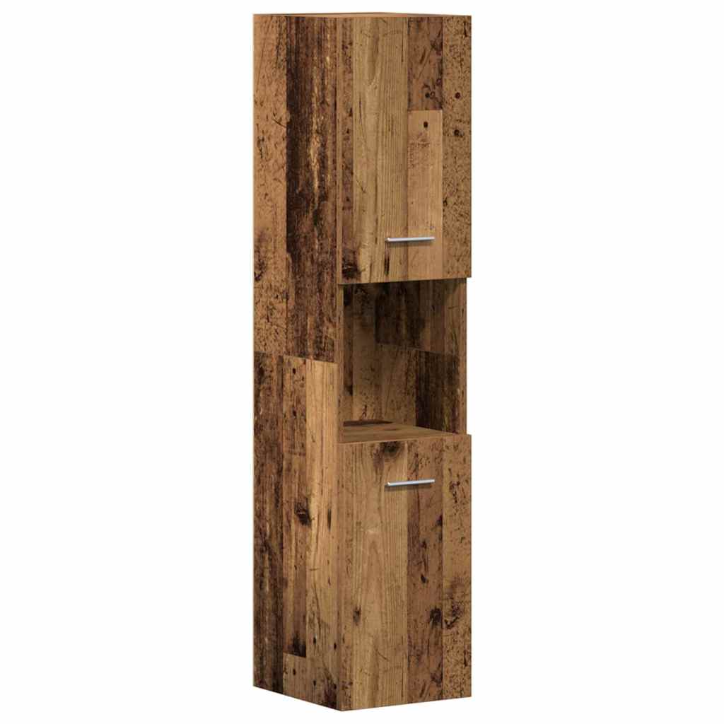 Bathroom Furniture Set 3 pcs Old Wood 41 x 38.5 x 46 cm