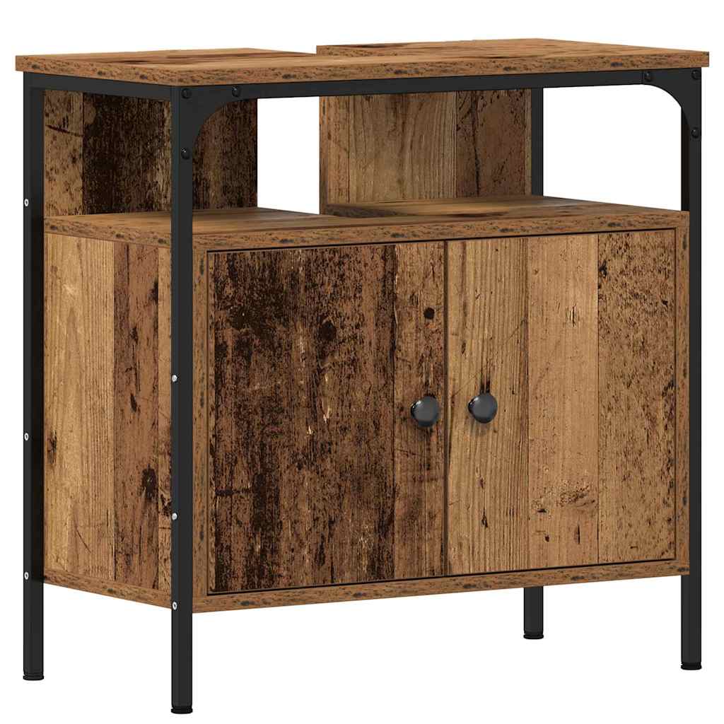 Bathroom Furniture Set with Storage 2 pcs Brown 60 x 30 x 60 cm