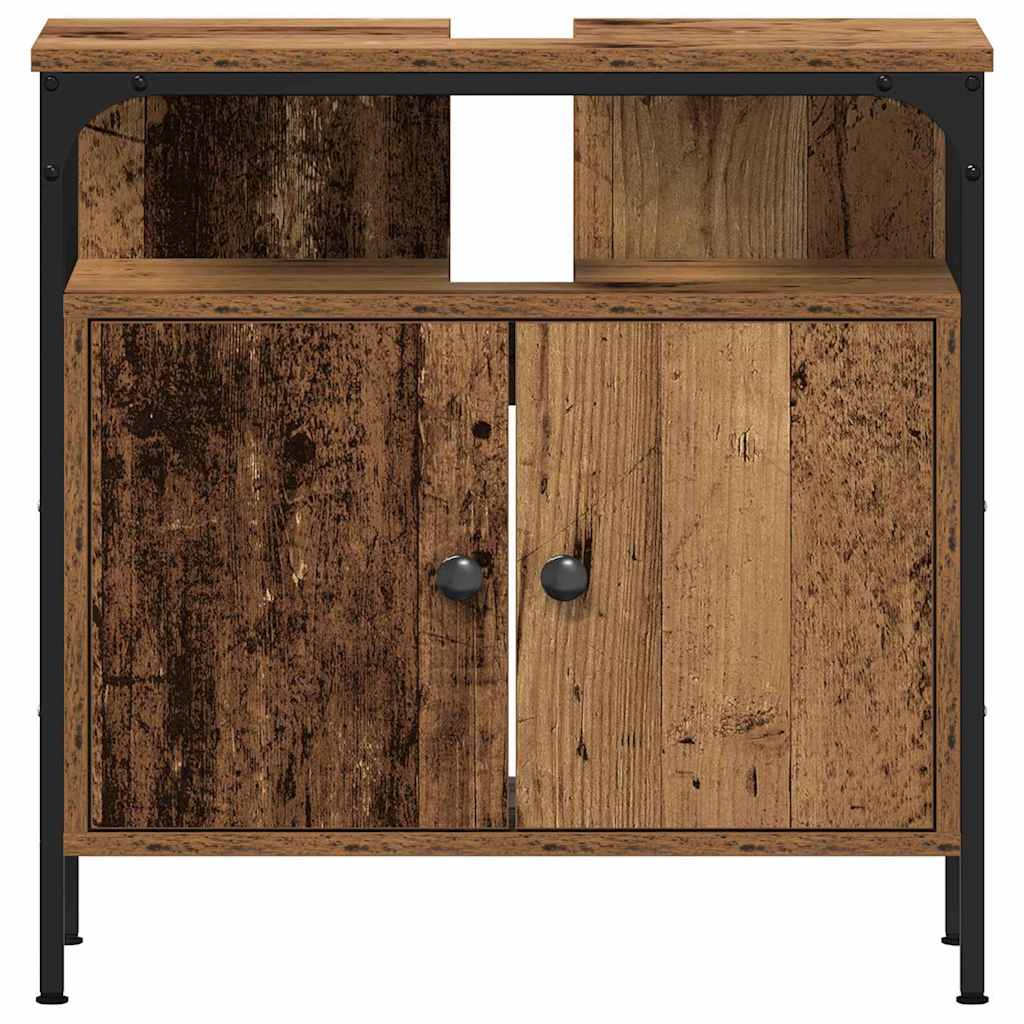 Bathroom Furniture Set with Storage 2 pcs Brown 60 x 30 x 60 cm