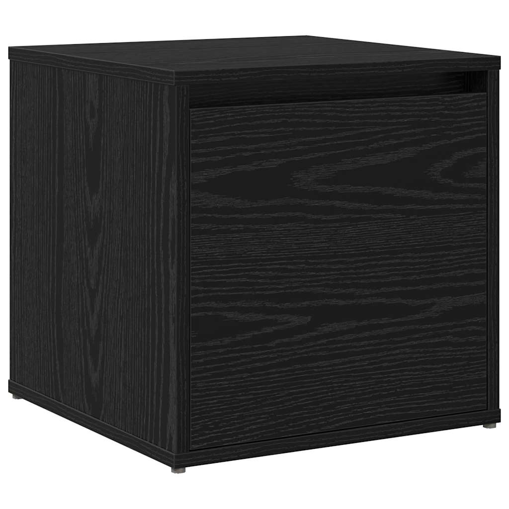 Hallway Furniture Set 3 pcs Black oak 80 x 31 x 40 cm