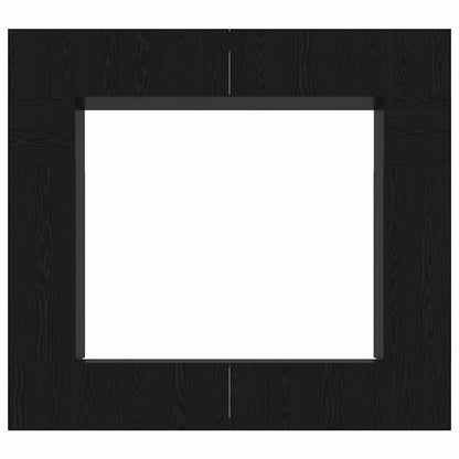 TV Cabinet Set 8 pcs Black oak 100 x 30 x 30 cm Engineered wood
