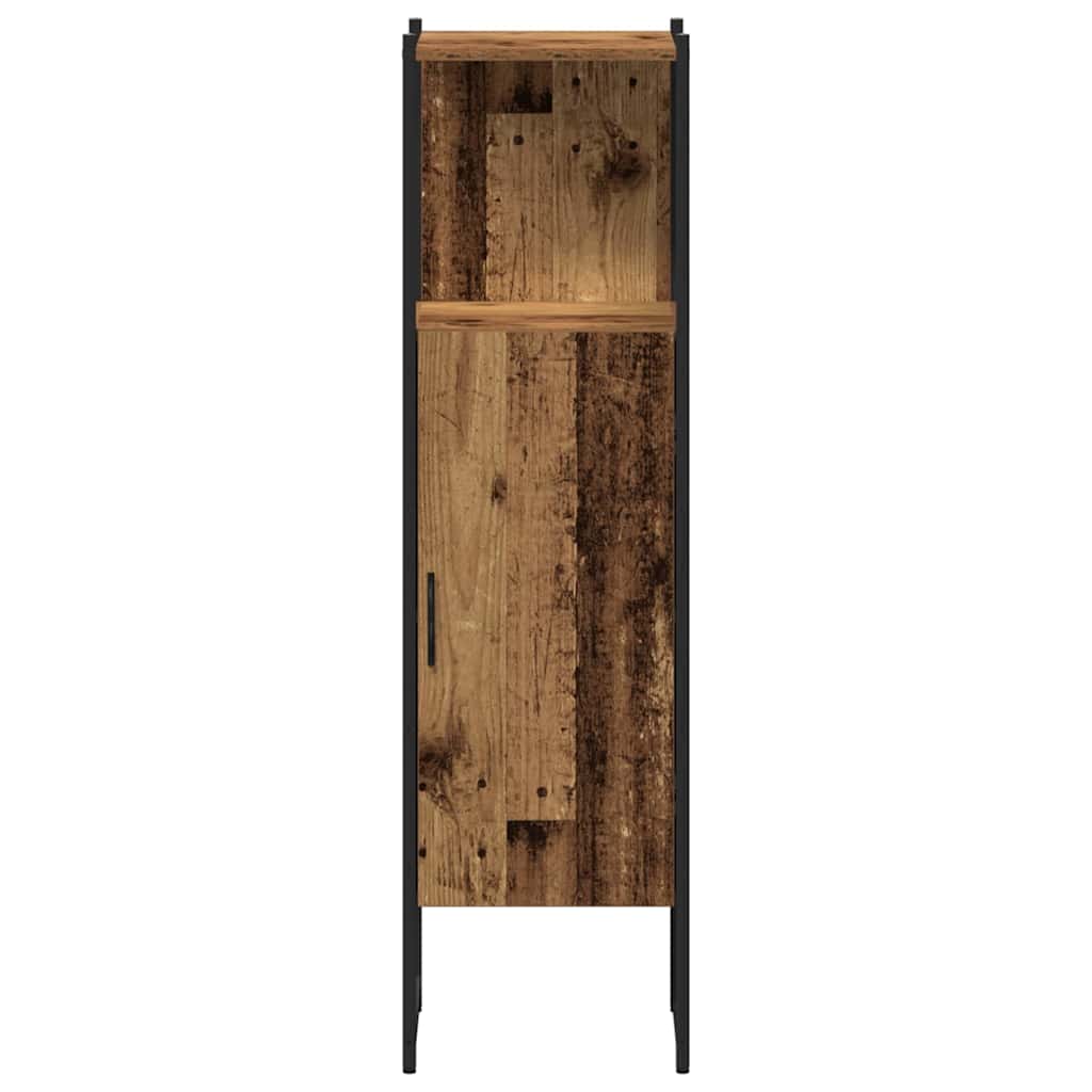 Bathroom Furniture Set 4 pcs Old wood 33 x 33 x 185.5 cm