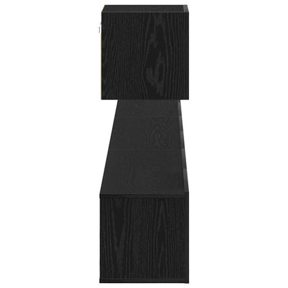 TV Cabinet Set 4 pcs Black oak 80 x 30 x 30 cm Engineered wood