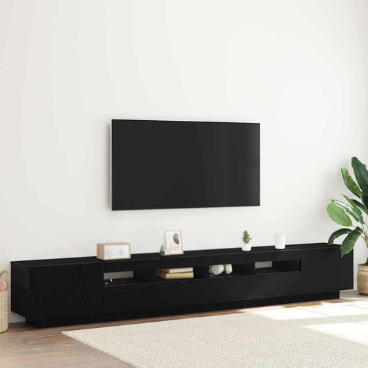 TV Cabinet 3 pcs Black 260 x 35 x 40 cm Engineered wood