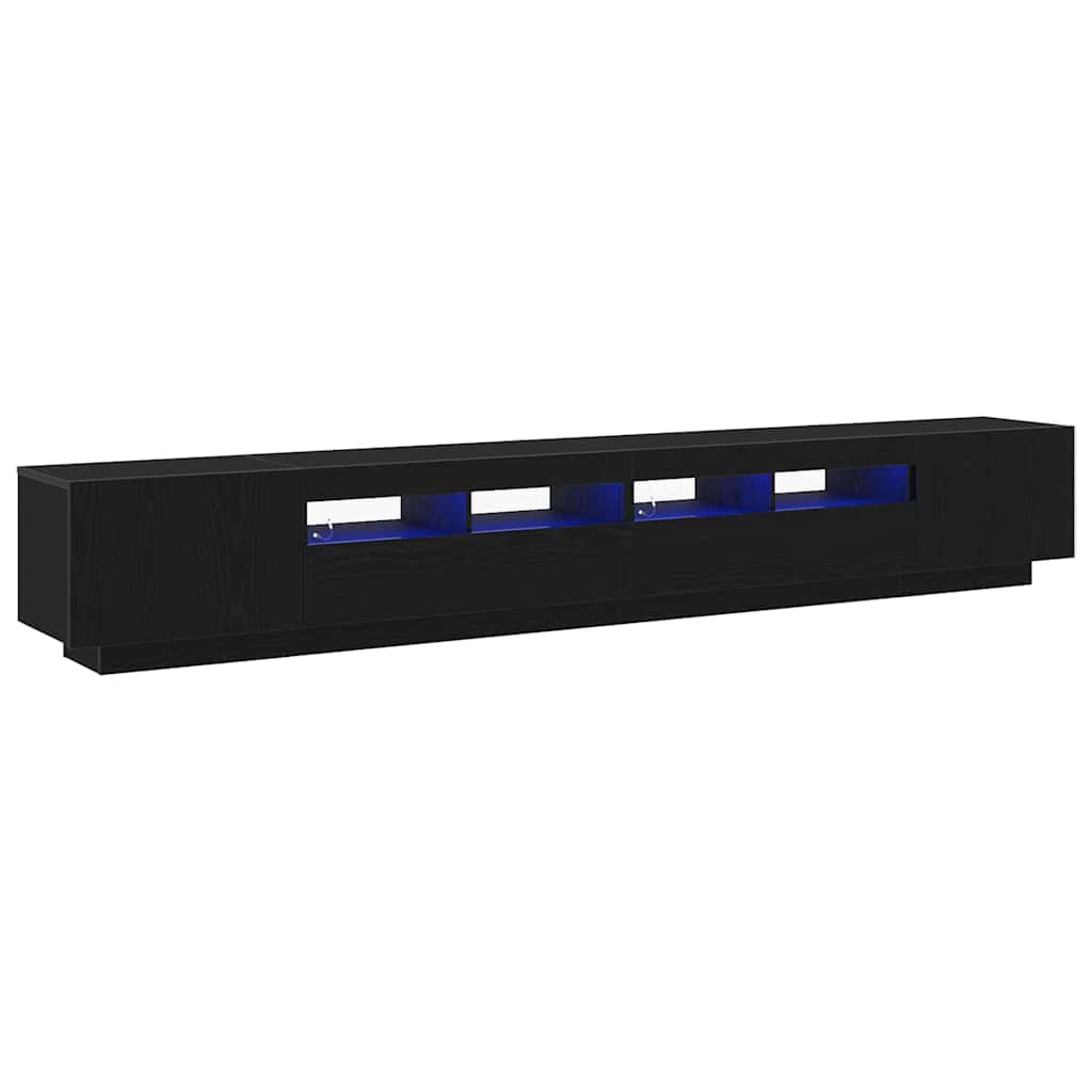 TV Cabinet 3 pcs Black 260 x 35 x 40 cm Engineered wood
