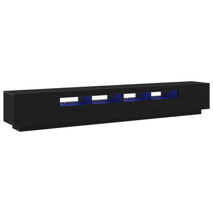 TV Cabinet 3 pcs Black 260 x 35 x 40 cm Engineered wood
