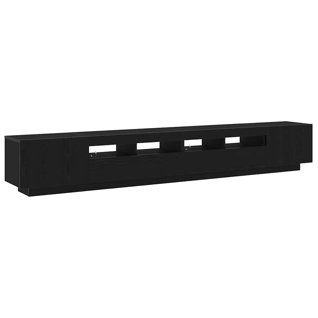 TV Cabinet 3 pcs Black 260 x 35 x 40 cm Engineered wood