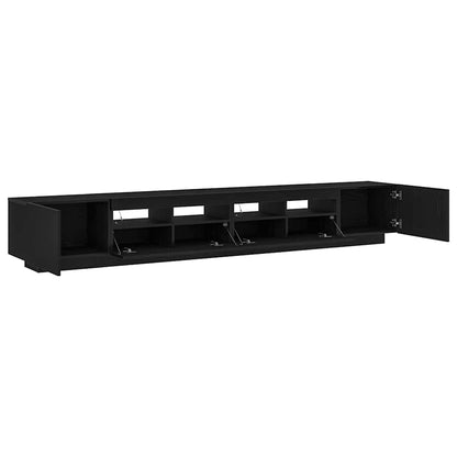 TV Cabinet 3 pcs Black 260 x 35 x 40 cm Engineered wood