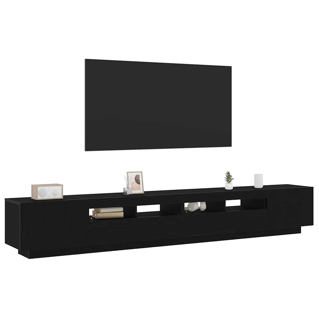 TV Cabinet 3 pcs Black 260 x 35 x 40 cm Engineered wood