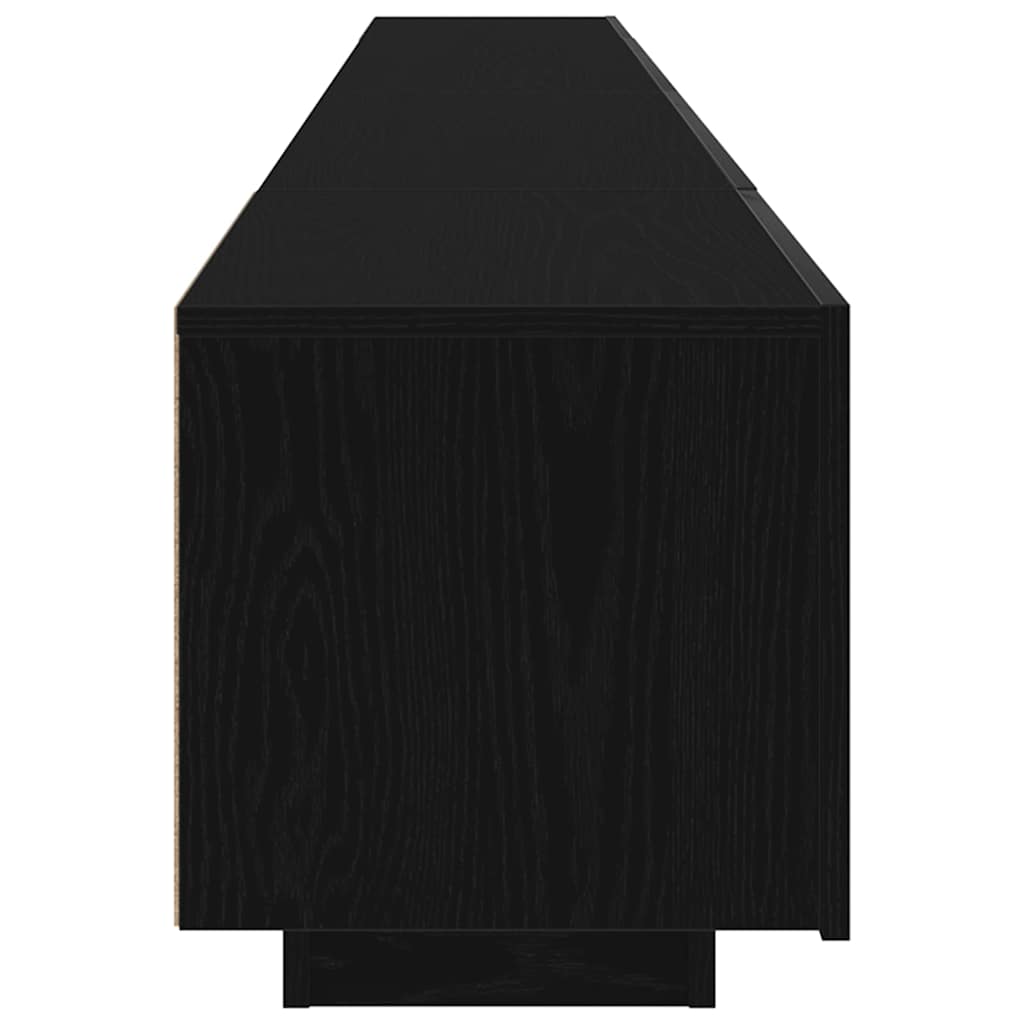 TV Cabinet 3 pcs Black 260 x 35 x 40 cm Engineered wood