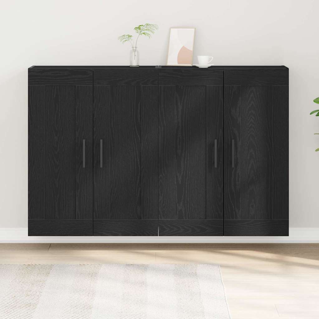 Wall-mounted Cabinets 2 pcs Old wood 69.5 x 34 x 90 cm