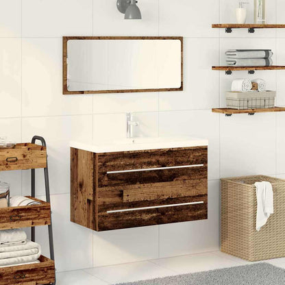 Bathroom Sink Cabinet Wall-mounted Old wood 80 x 38.5 x 48 cm