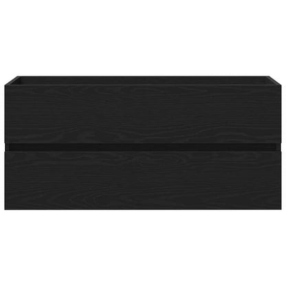 Sink Cabinet Black oak 100 x 39 x 62 cm Engineered wood