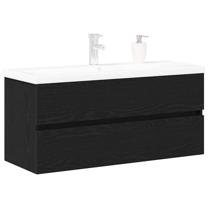 Sink Cabinet Black oak 100 x 39 x 62 cm Engineered wood