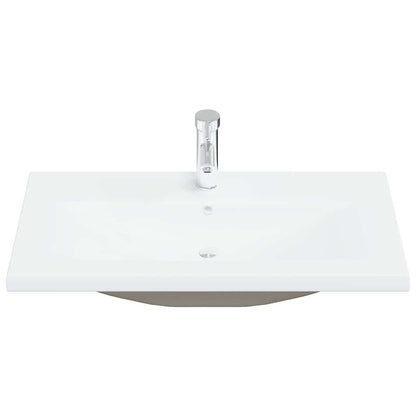 Sink Cabinet Black oak 80 x 39 x 62 cm Engineered wood