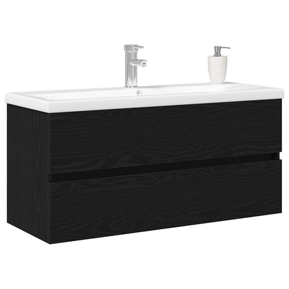 Sink Cabinet Black oak 100 x 39 x 62 cm Engineered wood