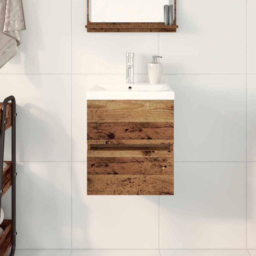 Sink Cabinet Black oak 41 x 39 x 62 cm Engineered wood