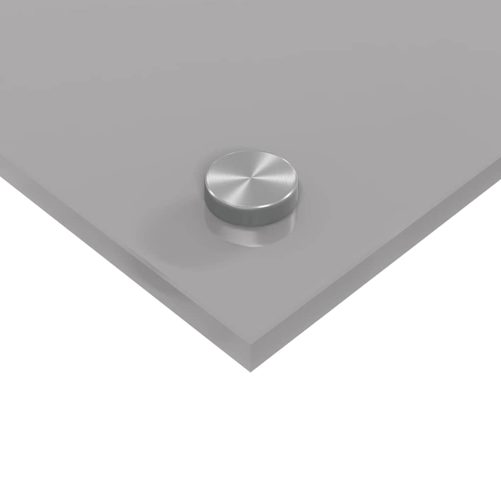 Kitchen Backsplash Light grey 100 x 50 x 0.6 cm Tempered Glass