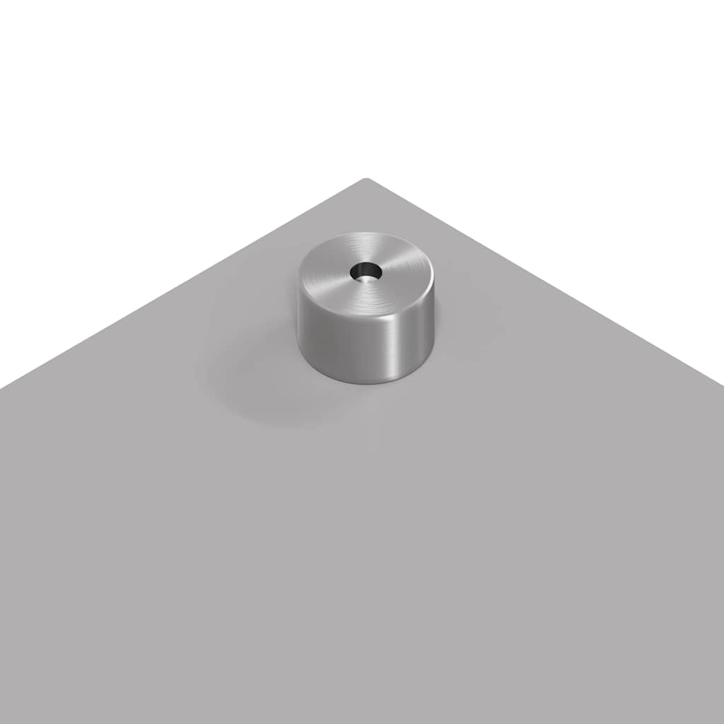 Kitchen Backsplash Light grey 100 x 50 x 0.6 cm Tempered Glass