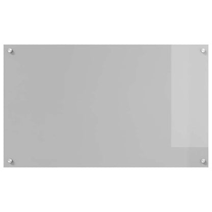 Kitchen Backsplash Light grey 100 x 60 x 0.6 cm Tempered Glass