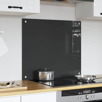 Kitchen Backsplash Dark grey 70 x 60 x 0.6 cm Tempered Glass