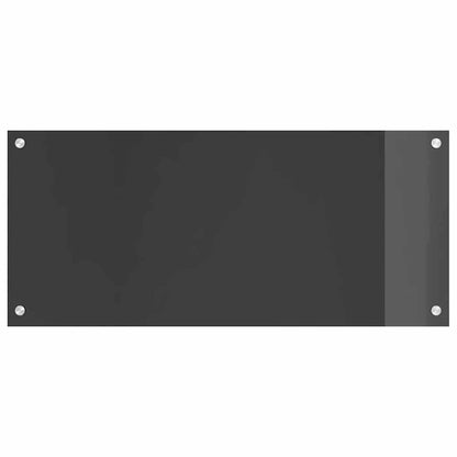 Kitchen Backsplash Dark grey 90 x 40 x 0.6 cm Tempered Glass