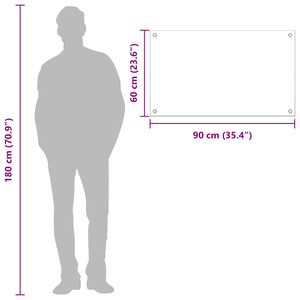 Kitchen Backsplash Dark grey 90 x 60 x 0.6 cm Tempered Glass