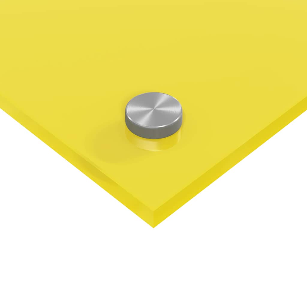 Kitchen Backsplash Yellow 80 x 50 x 0.6 cm Tempered Glass