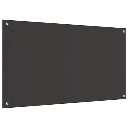 Kitchen Backsplash Dark grey 110 x 60 x 0.6 cm Tempered Glass