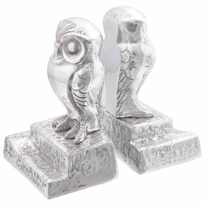 Bookends 2 pcs Silver 12 x 9 x 19 cm Aluminium