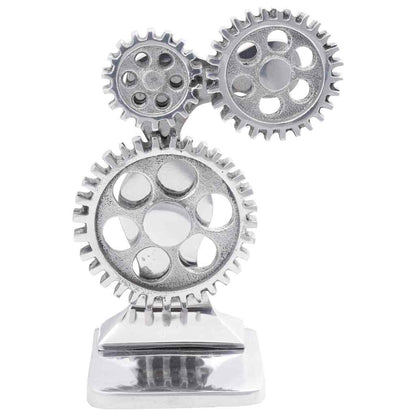 Bookends 2 pcs Silver 10 x 10 x 22 cm Aluminium
