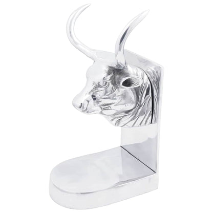 Bookends 2 pcs Silver 17 x 15 x 27 cm Aluminium