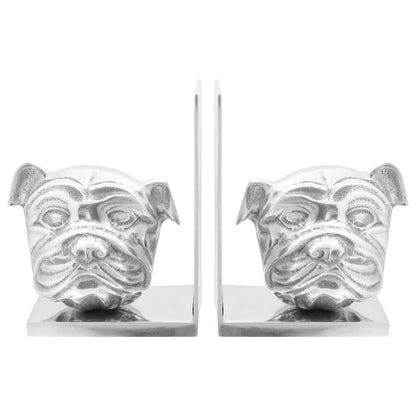 Bookends 2 pcs Silver 8 x 12 x 16.5 cm Aluminium