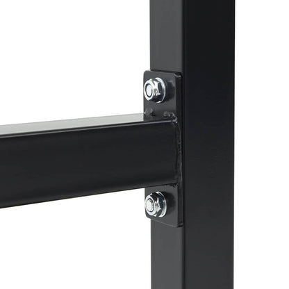 Dip Station Black 104 x 66.5 x 122 cm Powder-coated steel