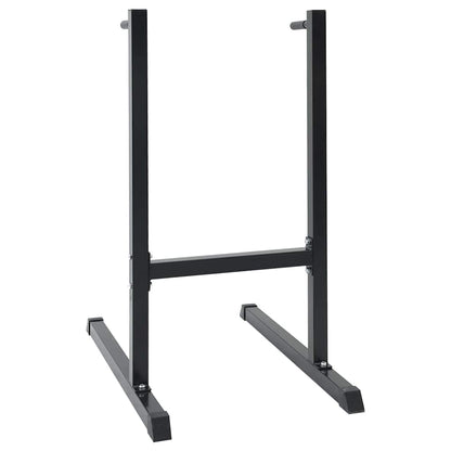 Dip Station Black 104 x 66.5 x 122 cm Powder-coated steel