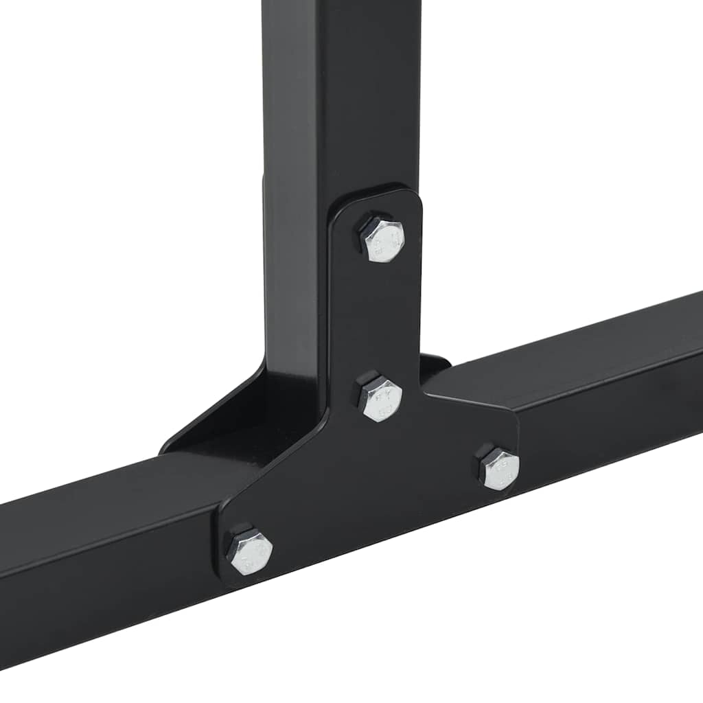 Dip Stations 2 pcs Black 109 x 90 x 105 cm Powder-coated steel